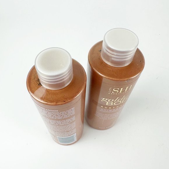 [2] om SHE Aromatherapy Golden Body Sunless Tanning Shimmering Bronzing Lotion - Picture 7 of 8